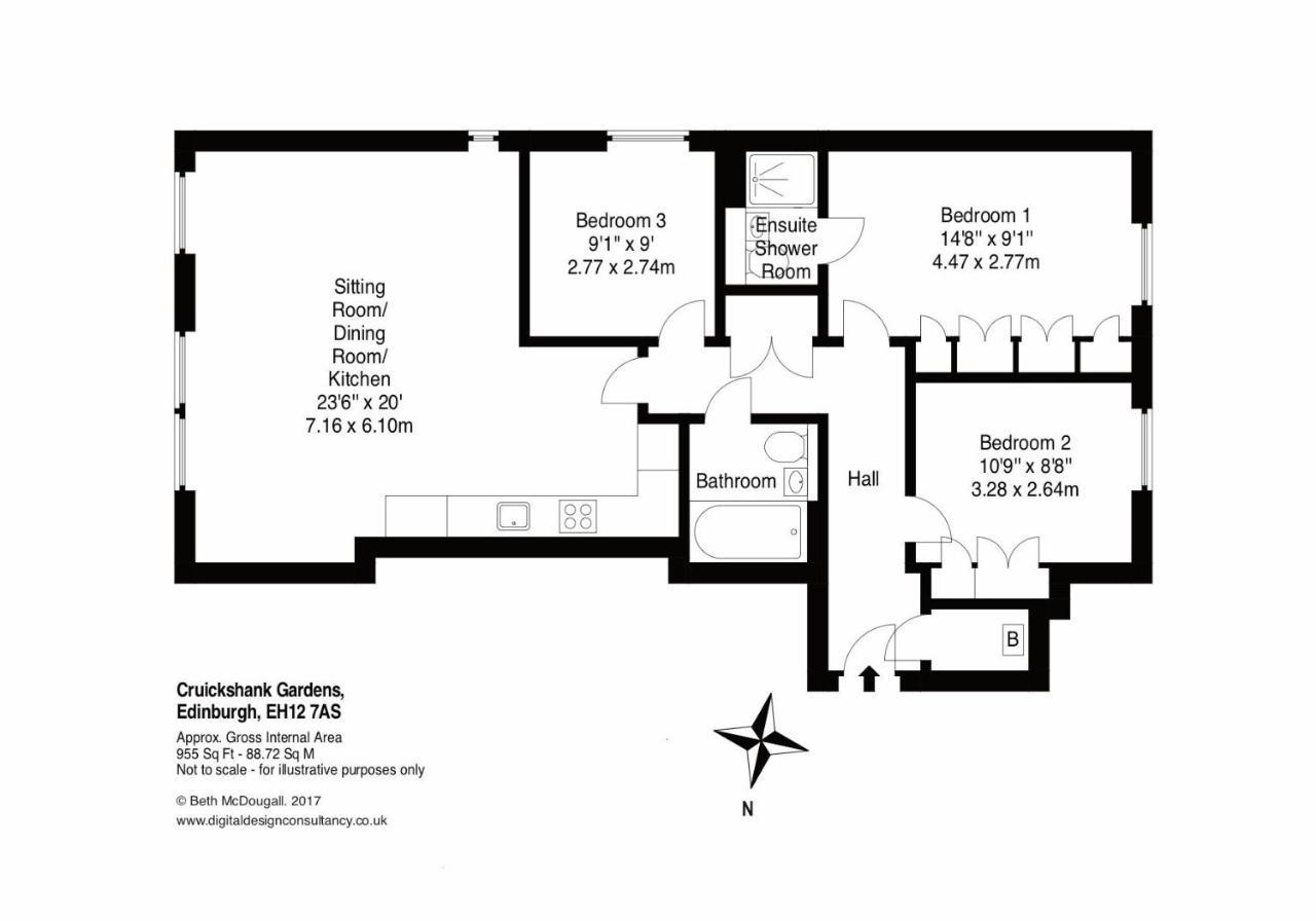 The Cruickshank Residence Édimbourg Extérieur photo